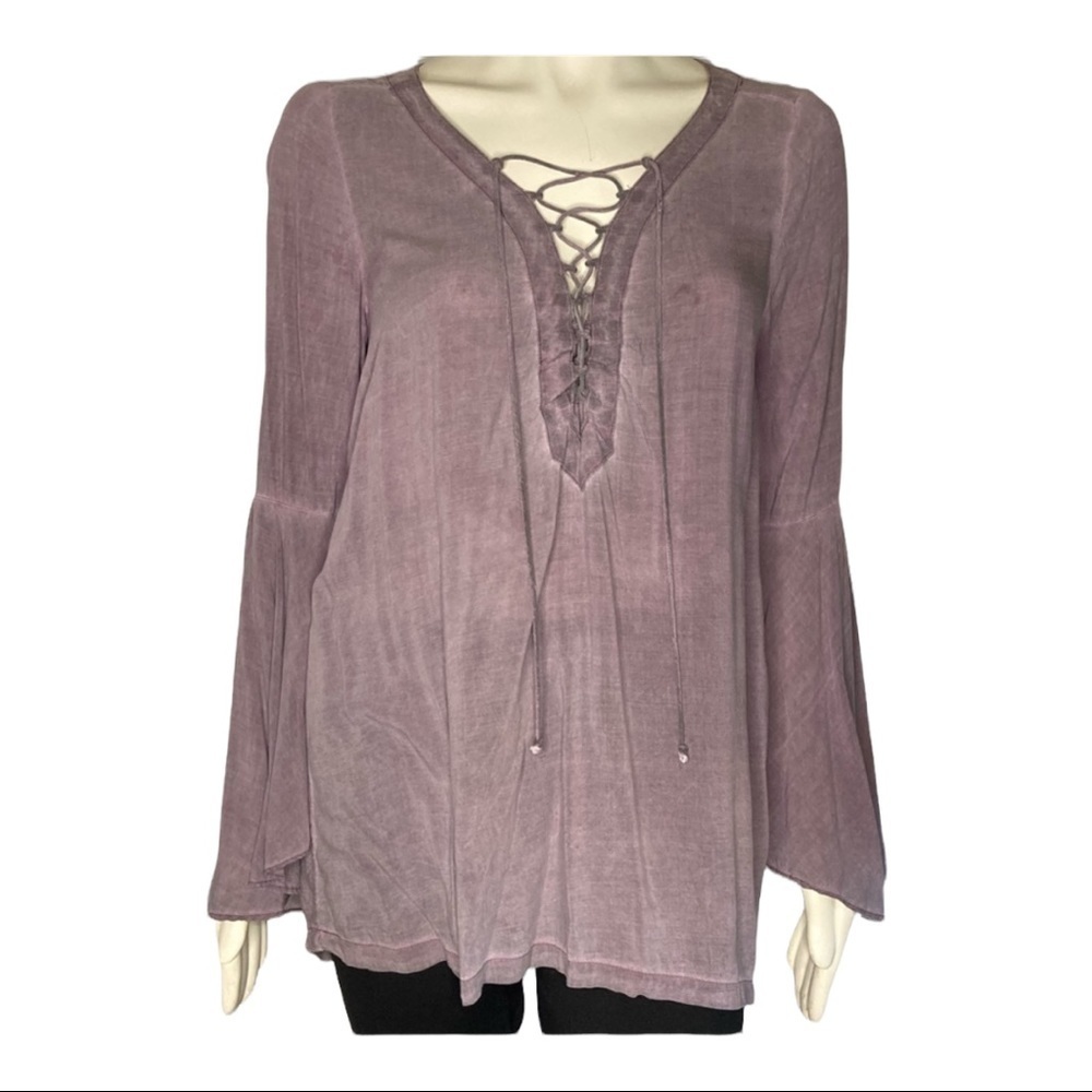 Rock & Republic Bell Sleeve Sz Large